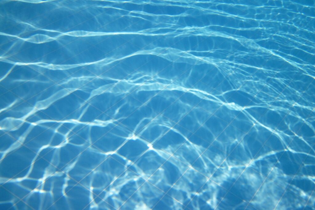 pool water, representing forgiveness